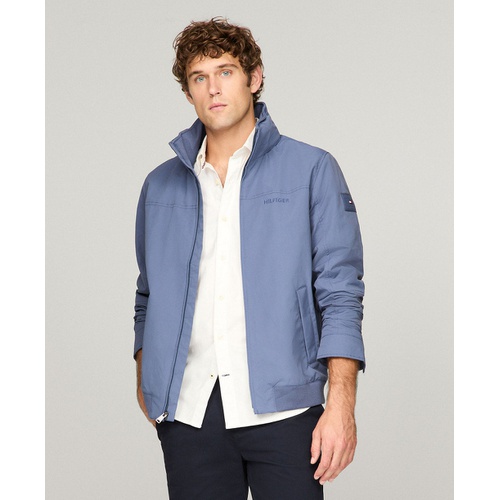 타미힐피거 Mens Zip Front Water Resistant Regatta Jacket