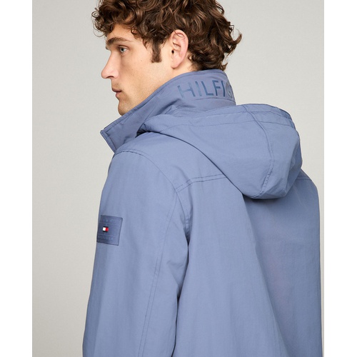 타미힐피거 Mens Zip Front Water Resistant Regatta Jacket