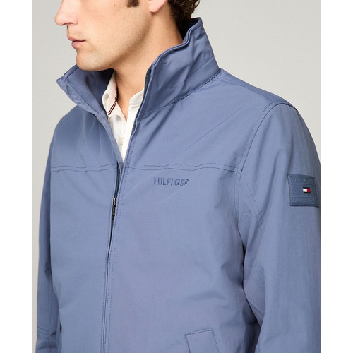 타미힐피거 Mens Zip Front Water Resistant Regatta Jacket