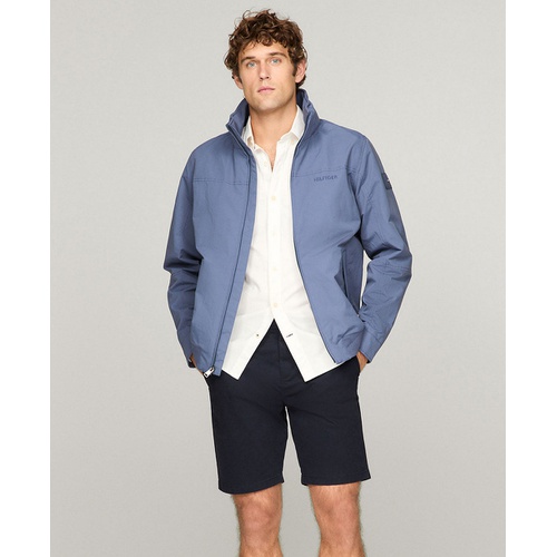 타미힐피거 Mens Zip Front Water Resistant Regatta Jacket