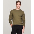 Mens Essential Solid Crew Neck Sweater