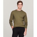 Mens Essential Solid Crew Neck Sweater