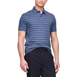 Mens Regular Fit Striped Liquid Cotton Polo Shirt