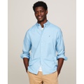 Mens Poplin Long Sleeve Button Down Shirt