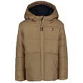 Toddler and Little Boys Hilfiger Sleeve Graphic Puffer Jacket