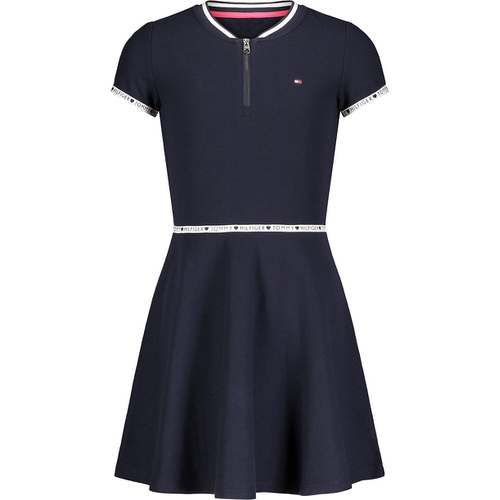 타미힐피거 Little Girls Quarter Zip Dress