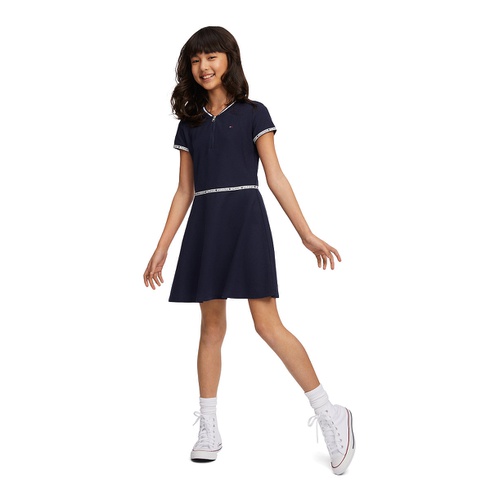 타미힐피거 Little Girls Quarter Zip Dress