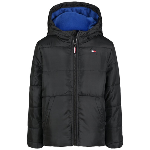 타미힐피거 Big Boys Hilfiger Sleeve Graphic Puffer Jacket