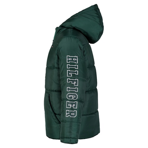 타미힐피거 Big Boys Hilfiger Sleeve Graphic Puffer Jacket