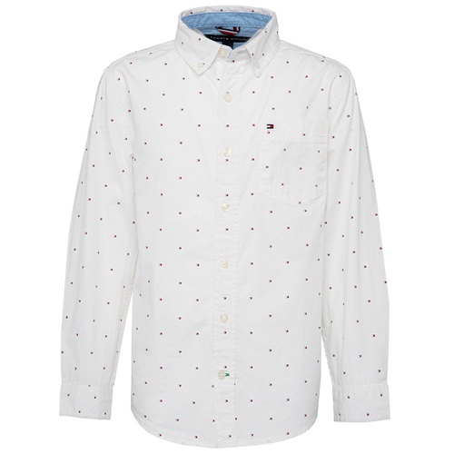 타미힐피거 Big Boys Fred All Over Print Button Down Shirt