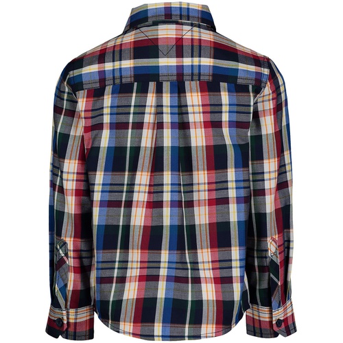 타미힐피거 Toddler and Little Boys Autumn Long Sleeve Plaid Shirt