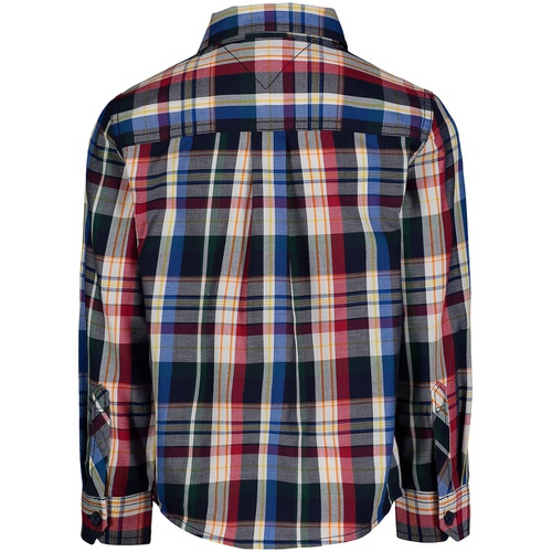 타미힐피거 Toddler and Little Boys Autumn Long Sleeve Plaid Shirt