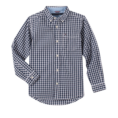 타미힐피거 Big Boys Baxter Gingham Button Down Shirt