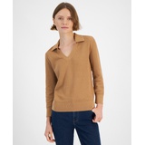 Womens Johnny Collar Sweater