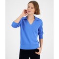 Womens Johnny Collar Sweater