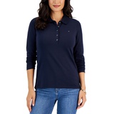 Womens Logo Long Sleeve Polo Shirt