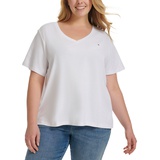 Plus Size V Neck T Shirt