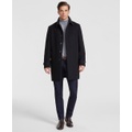 Mens Melange Overcoat