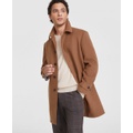 Mens Melange Overcoat