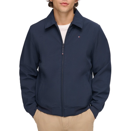 타미힐피거 Mens Classic Soft Shell Bomber Jacket