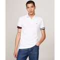 Mens Slim Fit Stripe Cuff Polo Shirt