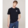 Mens Short Sleeve Crewneck Embroidered Heritage Crest T Shirt