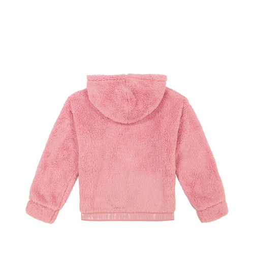 타미힐피거 Toddler and Little Girls Minky Zip Front Hoodie