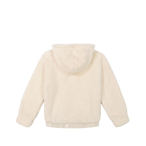 타미힐피거 Toddler and Little Girls Minky Zip Front Hoodie