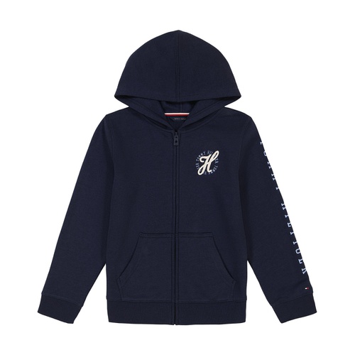 타미힐피거 Toddler and Little Girls Fleece Zip Hoodie