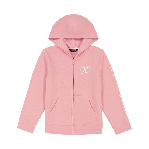 타미힐피거 Toddler and Little Girls Fleece Zip Hoodie