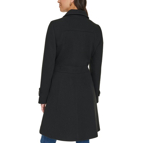 타미힐피거 Womens Single-Breasted Belted Coat