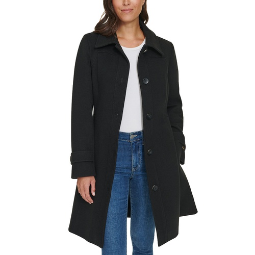 타미힐피거 Womens Single-Breasted Belted Coat