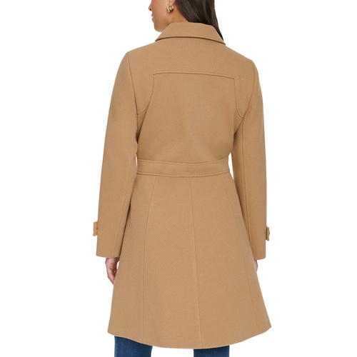 타미힐피거 Womens Single-Breasted Belted Coat