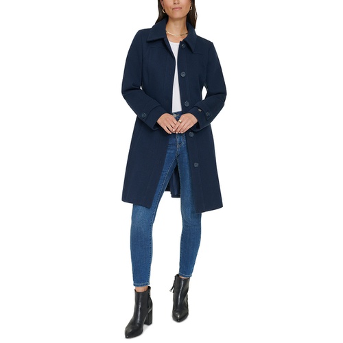 타미힐피거 Womens Single-Breasted Belted Coat