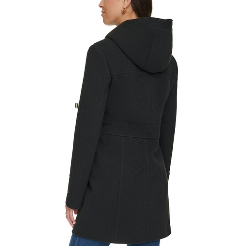 타미힐피거 Womens Hooded Toggle Walker Coat