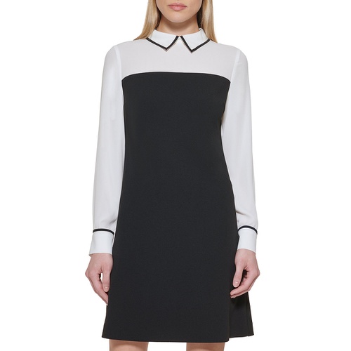 타미힐피거 Womens Collared Sheath Dress