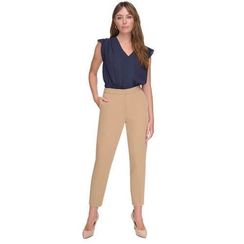 타미힐피거 Womens Sloane Slim Leg Ankle Pants