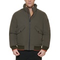 Mens Flex Performance Zip Front Bomber Jacket