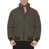 Mens Flex Performance Zip Front Bomber Jacket