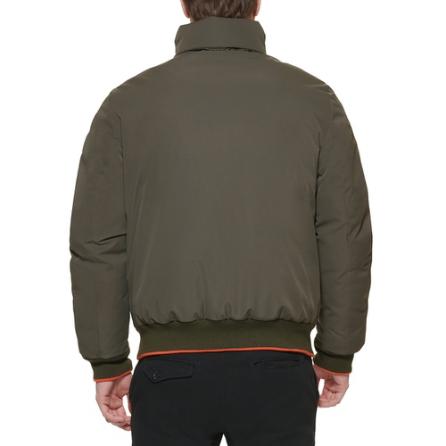 타미힐피거 Mens Flex Performance Zip Front Bomber Jacket