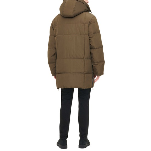 타미힐피거 Men's Hooded Heavyweight Parka Jacket