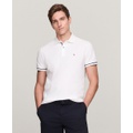 Mens Regular Fit Stripe Sleeve Polo Shirt