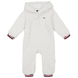 Baby Girl Cable Sherpa Hooded Coverall