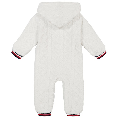 타미힐피거 Baby Girl Cable Sherpa Hooded Coverall