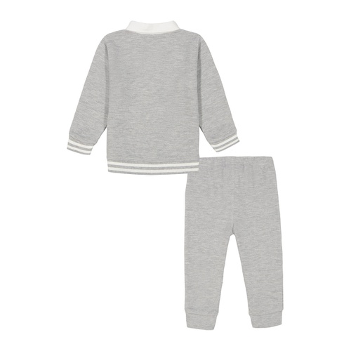 타미힐피거 Baby Boy Long Sleeve Polo and Joggers 2 Piece Set