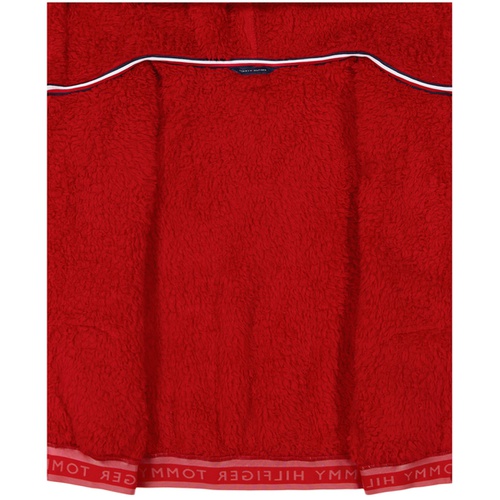 타미힐피거 Big Girls Minky Zip Front Hoodie