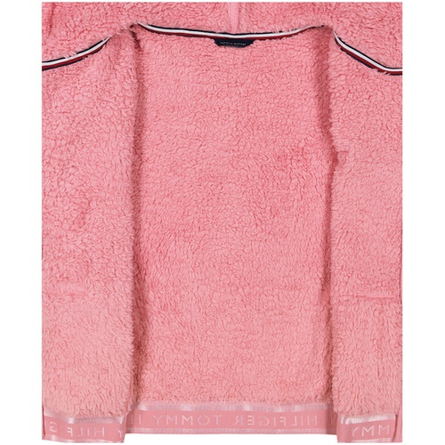 타미힐피거 Big Girls Minky Zip Front Hoodie