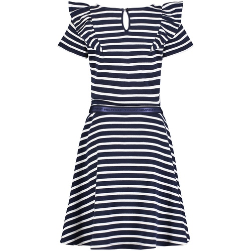 타미힐피거 Big Girls Stripe Ruffle Dress