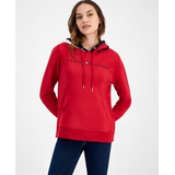 Womens Colorblocked Pullover Hoodie