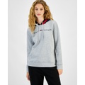 Womens Colorblocked Pullover Hoodie